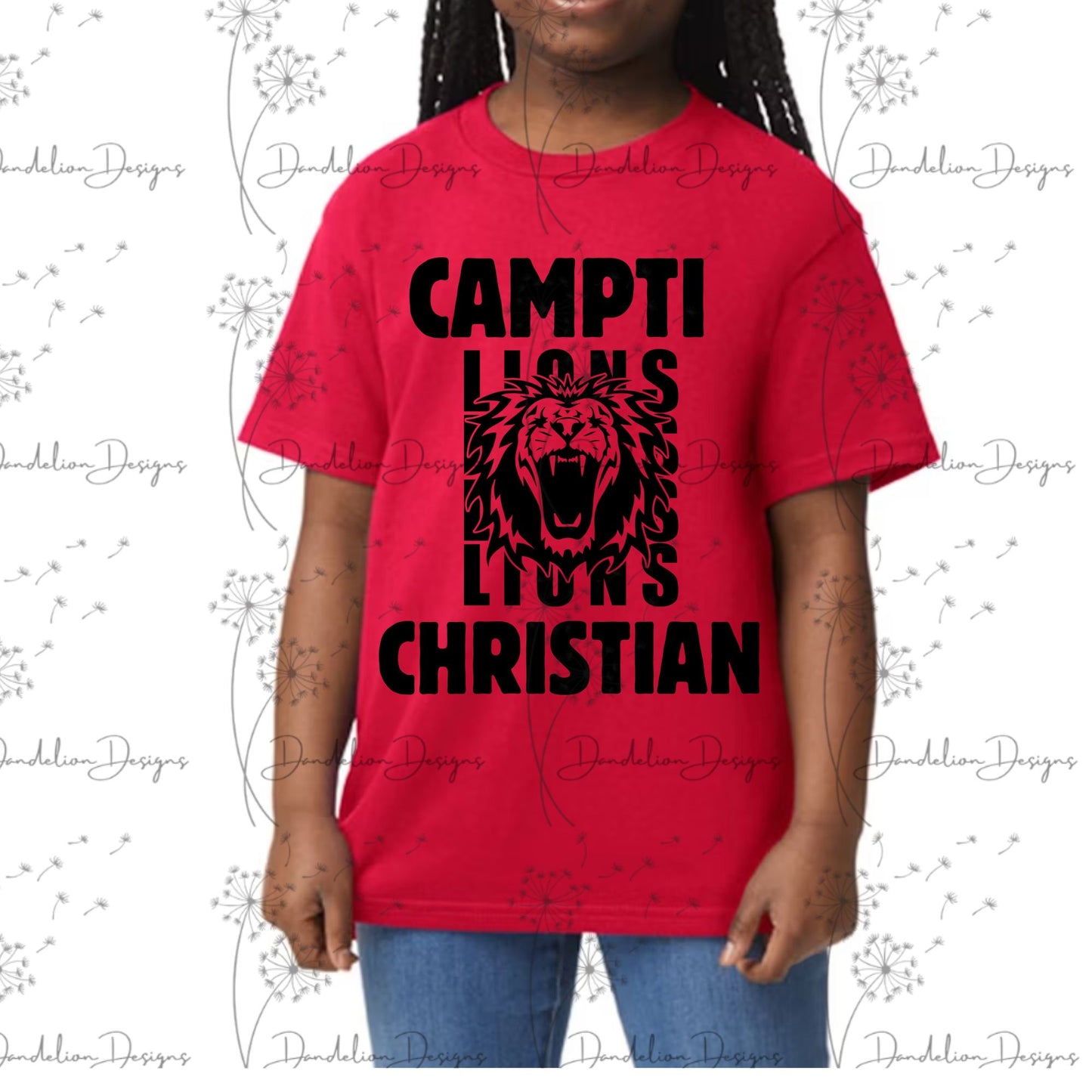 Campti Christian Roar Design