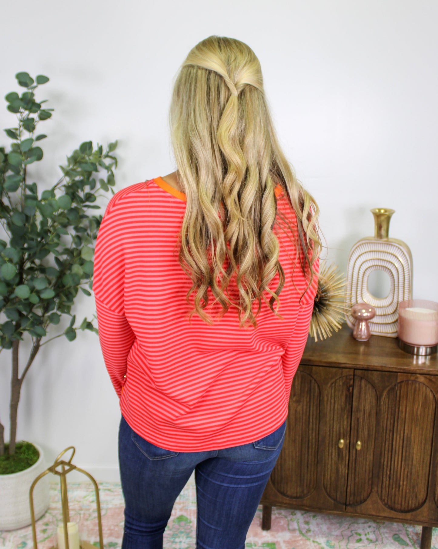 Red Striped Top RTS