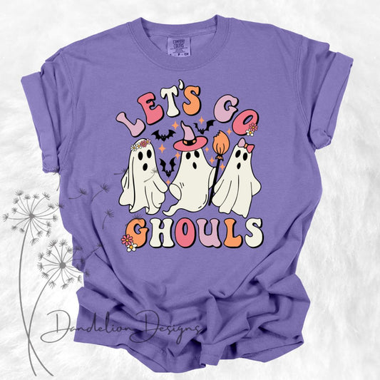 Let's Go Ghouls Group Tee