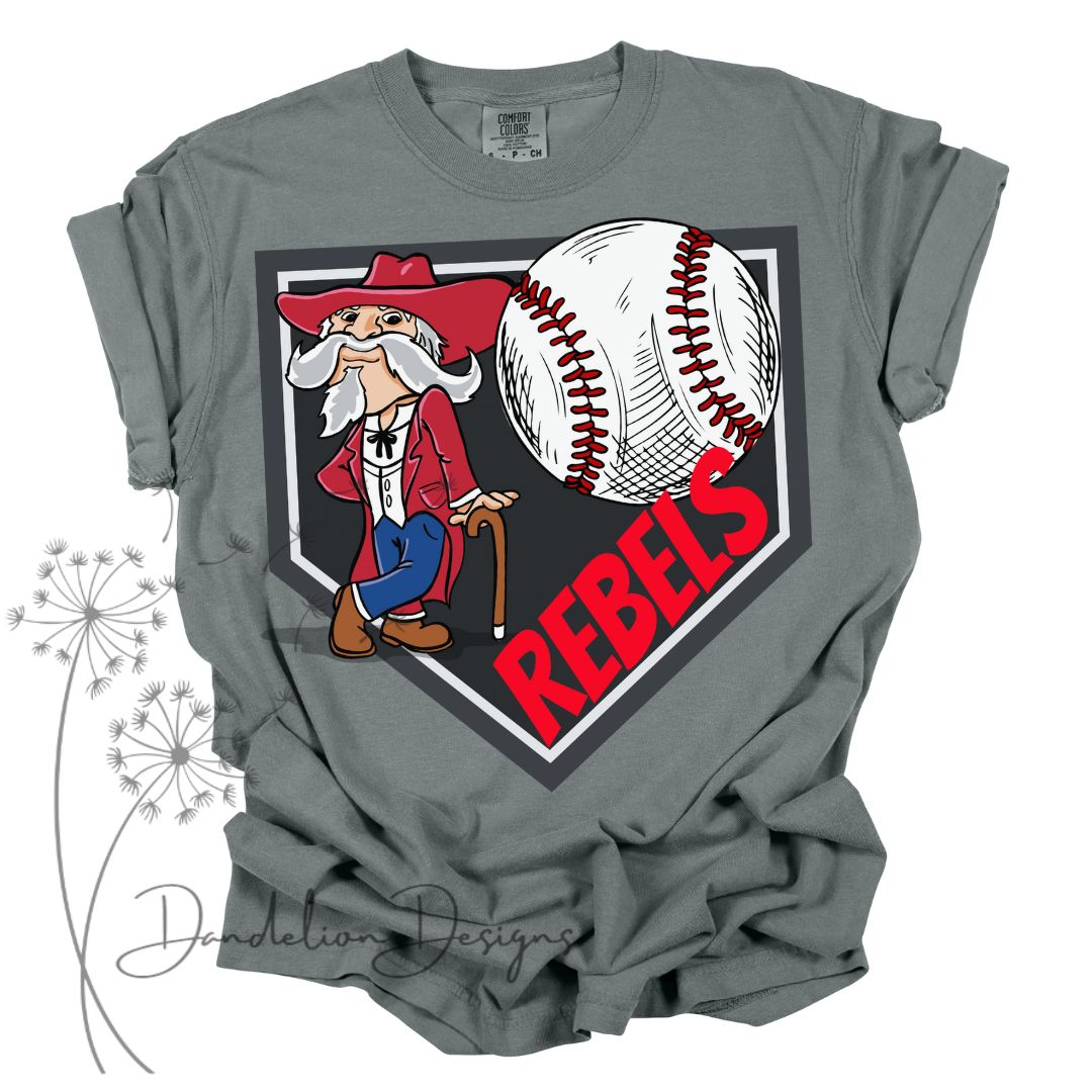 Rebels Softball Tee