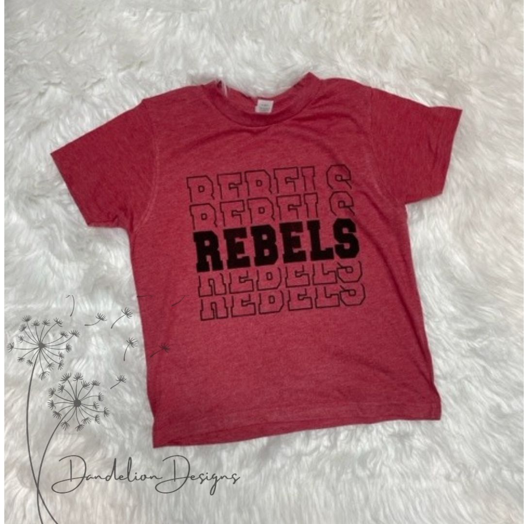 Rebels Stacked Tee