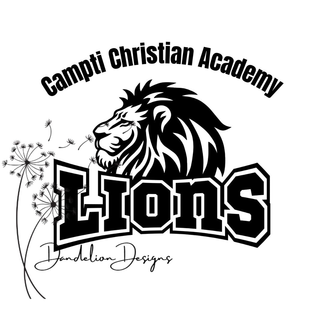 Campti Christian Academy Lion's Head Design