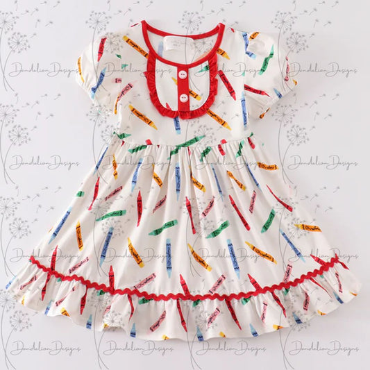 Crayon Ruffle Dress