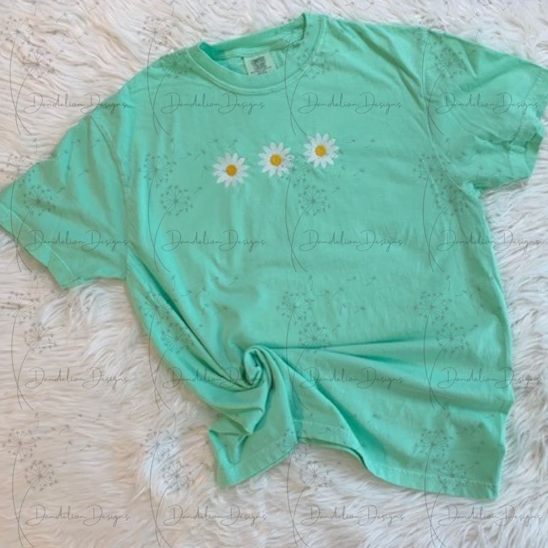 Daisy Embroidery Tee