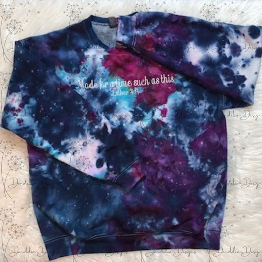 Hand Dyed & Bleached Sweatshirt