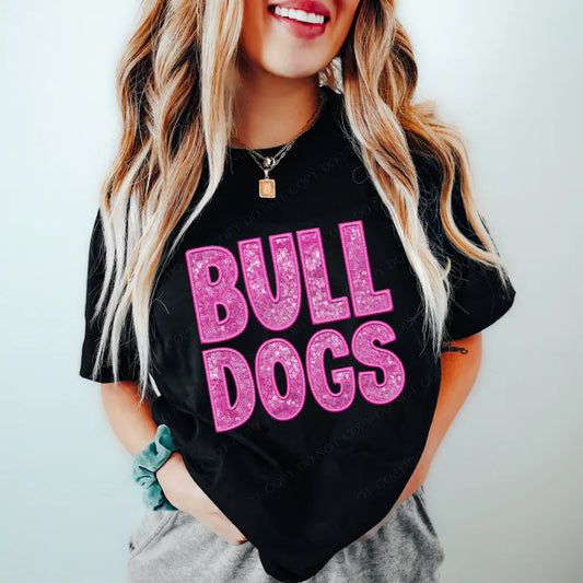 Bulldogs Pink Sequin