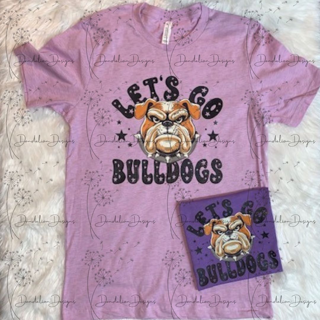 Go Bulldogs Mascot Tee