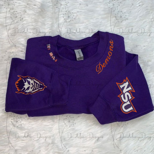 NSU Embroidered Sweatshirt