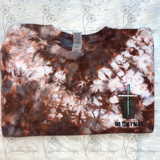 Hand Dyed Iced Coffee Tee