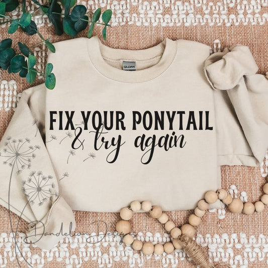 Fix Your Ponytail